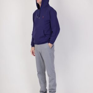 Premium Kapişonlu Sweatshirt Lacivert %100 Pamuk